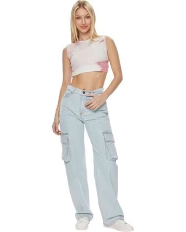 CALVIN KLEIN Camiseta De Tirantes J20J2231630La en blanco para mujer MULTICOLOR