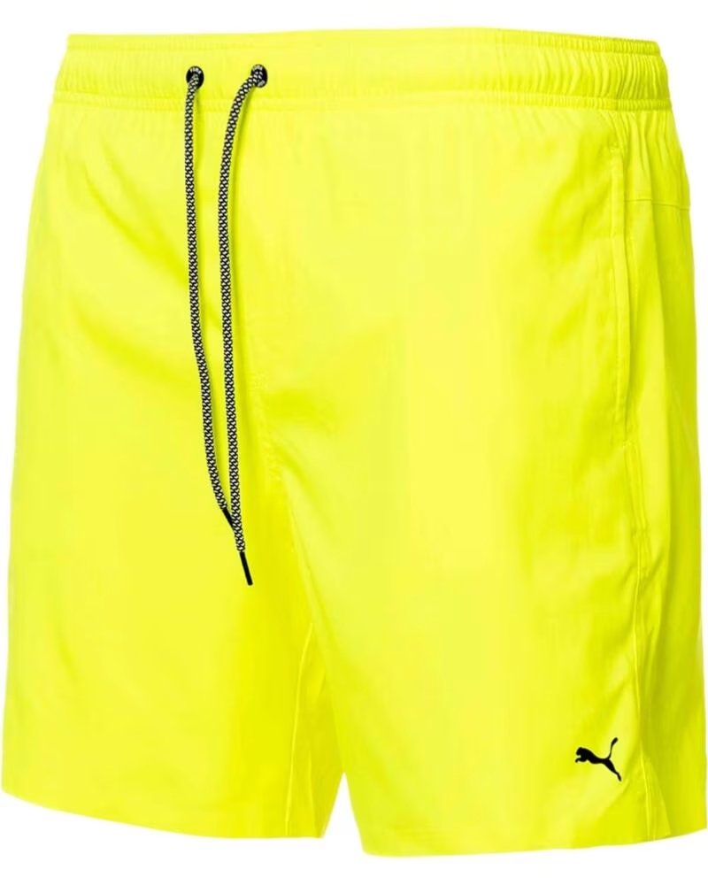 PUMA MAILLOT DE BAIN 100000031-038 SWIM MEDIUM LENGTH JAUNE AMARILLO