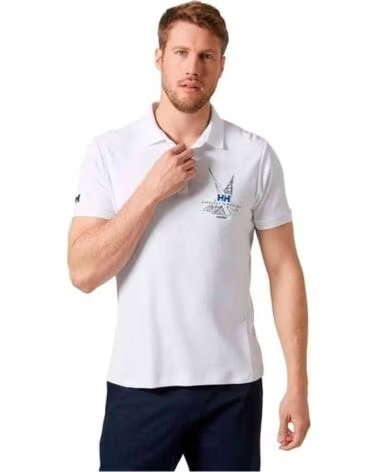 HELLY HANSEN Polo De Manga Corta 34416001 en blanco para hombre MULTICOLOR
