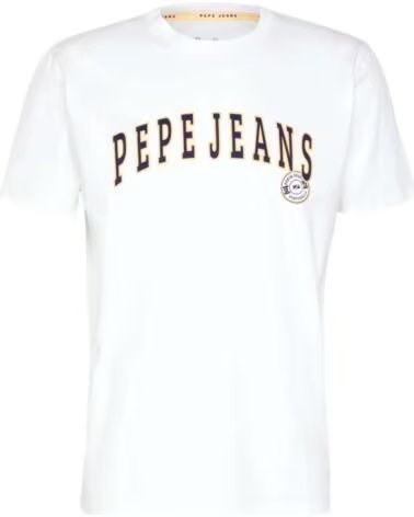 PEPE JEANS KURZARM-T-SHIRT PM508707-800 IN WEISS FÜR HERREN BLANCO