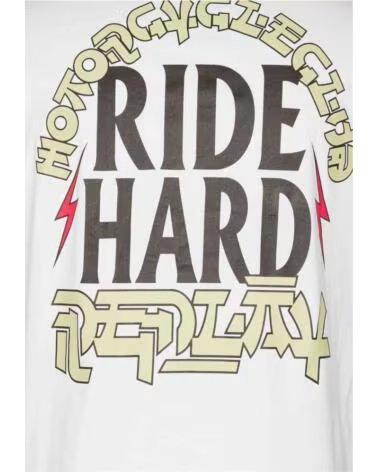REPLAY KURZARM-T-SHIRT M68050002360P801 HERREN WEISS BLANCO