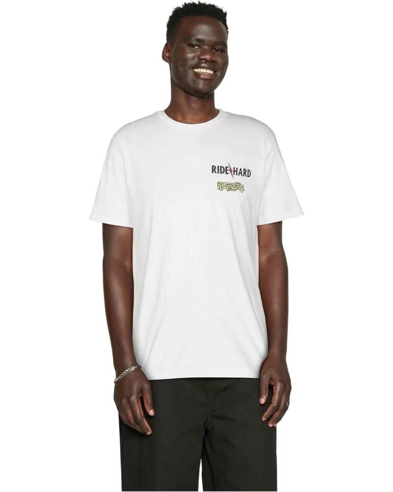 REPLAY KURZARM-T-SHIRT M68050002360P801 HERREN WEISS BLANCO