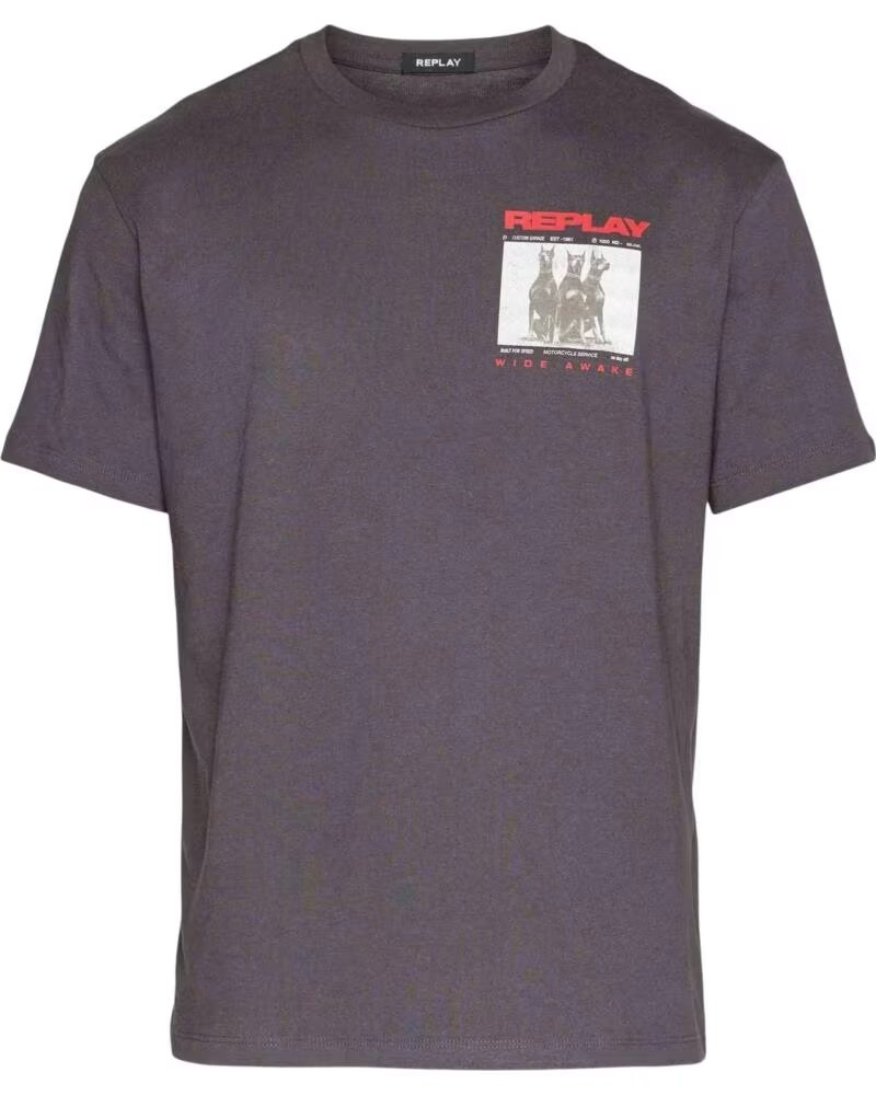 REPLAY M676600022662998 KURZARM-T-SHIRT NEGRO