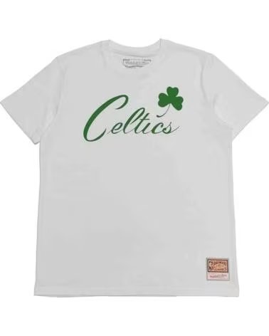 MITCHELL NESS KURZARMSHIRT BMTRINTL1268BCEWHIT BLANCO