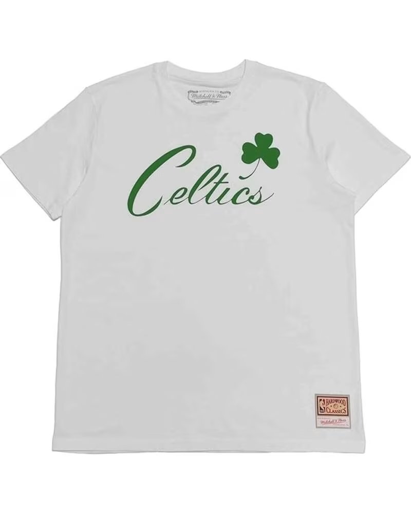MITCHELL NESS KURZARMSHIRT BMTRINTL1268BCEWHIT BLANCO