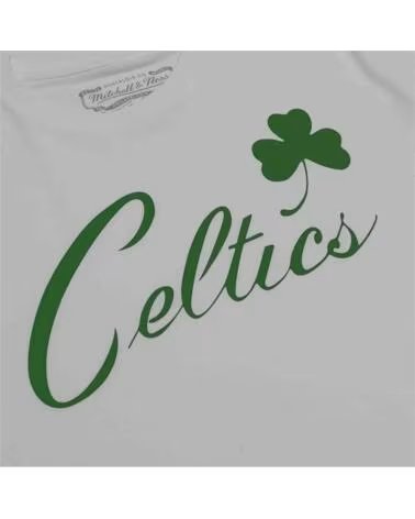 MITCHELL NESS KURZARMSHIRT BMTRINTL1268BCEWHIT BLANCO