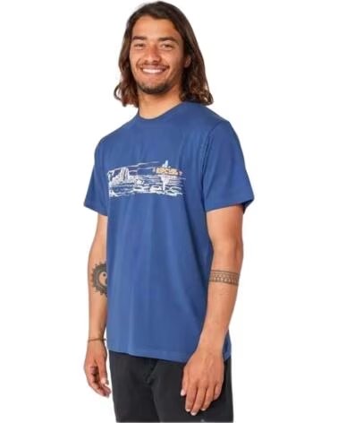 RIP CURL KURZARMSHIRT 0FIMTE-9741 HERREN AZUL