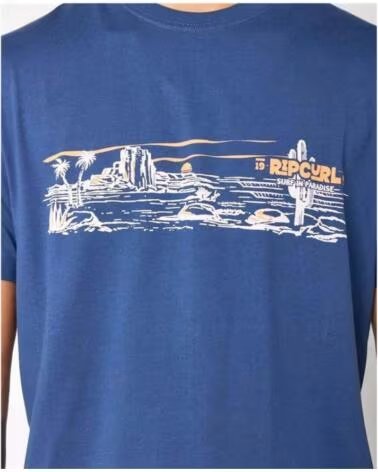RIP CURL KURZARMSHIRT 0FIMTE-9741 HERREN AZUL