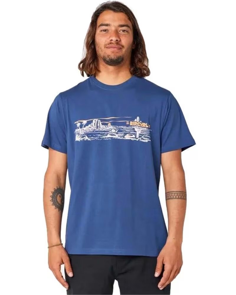 RIP CURL KURZARMSHIRT 0FIMTE-9741 HERREN AZUL