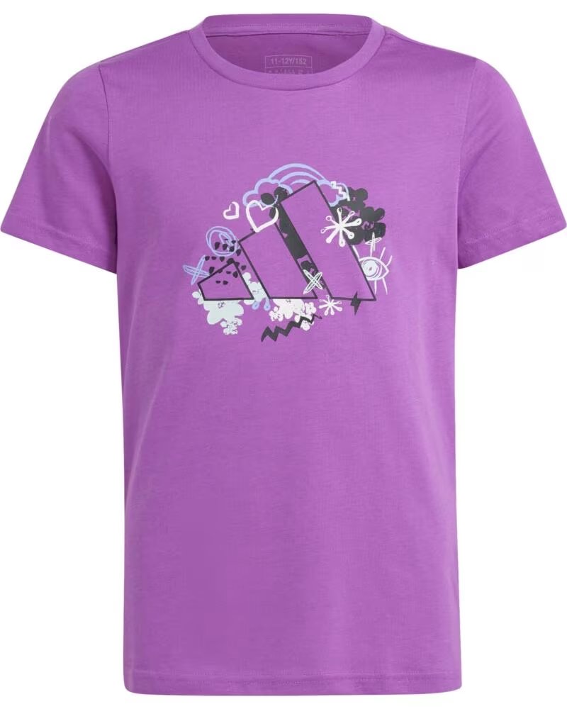 ADIDAS Camiseta De Manga Corta Iy8141 en morado para ninas MORADO