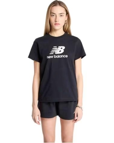 NEW BALANCE T-SHIRT À MANCHES COURTES WT41502BK NOIR POUR FEMME MULTICOLOR