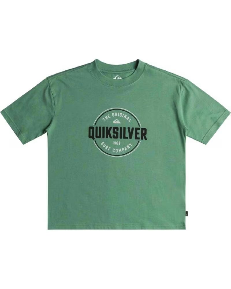 QUIKSILVER KURZARMSHIRT EQBZT04708-GMP0 IN GRÜN FÜR KINDER UNISEX MULTICOLOR