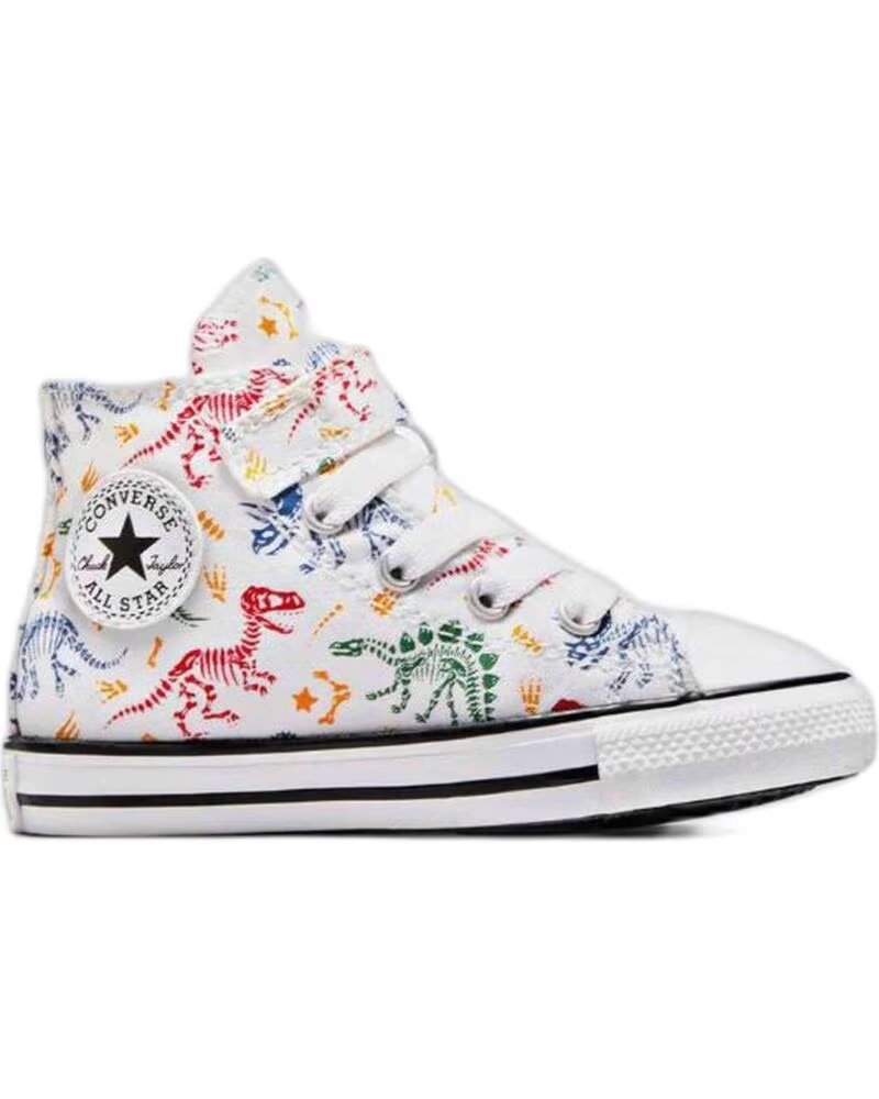 CONVERSE BASKETS A04769C UNISEXE ENFANT DINOSAURES MULTICOLOR