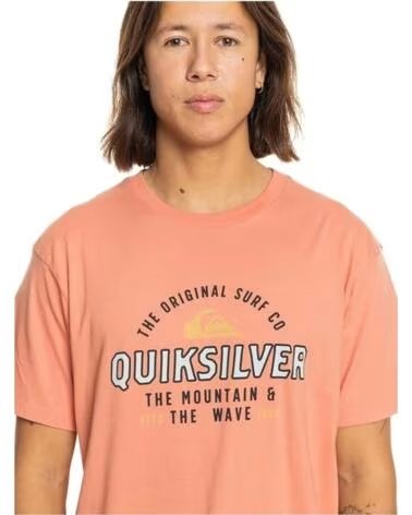 T-SHIRT MANICA CORTA UOMO QUIKSILVER EQYZT07675-MJR0 ARANCIONE NARANJA