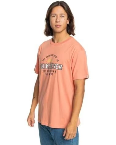 T-SHIRT MANICA CORTA UOMO QUIKSILVER EQYZT07675-MJR0 ARANCIONE NARANJA