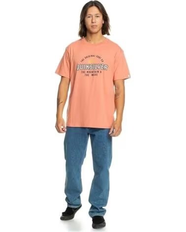 T-SHIRT MANICA CORTA UOMO QUIKSILVER EQYZT07675-MJR0 ARANCIONE NARANJA