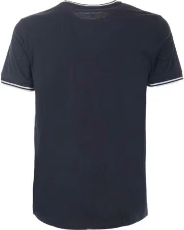 FRED PERRY KURZARM-T-SHIRT M1588-102-S FÜR HERREN BLAU AZUL
