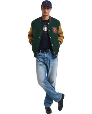GANT KURZARMSHIRT 2003199005 FÜR HERREN NEGRO