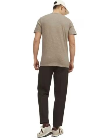 JACK & JONES T-SHIRT MANICA CORTA 12164972 DA UOMO MARRON
