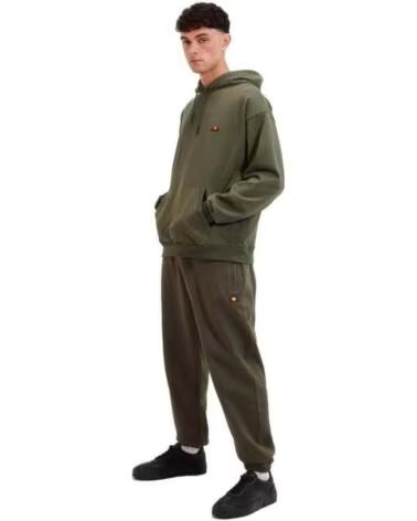 ELLESSE FELPA CON CAPPUCCIO SHT18001-506 UOMO VERDE