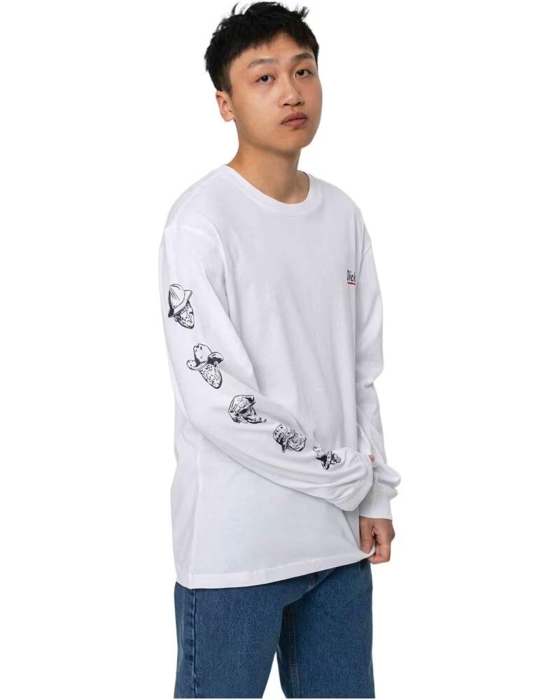 DICKIES T-SHIRT DK0A4X9LWHX1 DA UOMO BIANCO BLANCO
