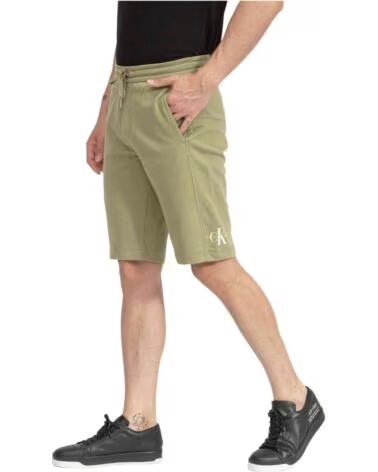 CALVIN KLEIN BERMUDAS MONOGRAM BADGE HWK HOMME VERDE
