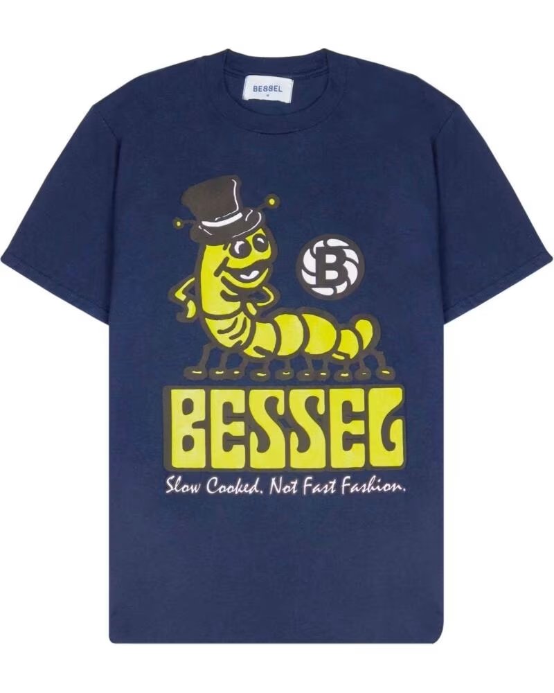 BESSEL MAGLIETTA A MANICHE CORTE TSSLOWNAVY IN BLU PER UNISEX AZUL