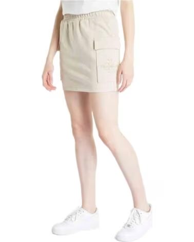 CALVIN KLEIN GERADE ROCK BESTICKT MONOLOGO BEIGE DAMEN