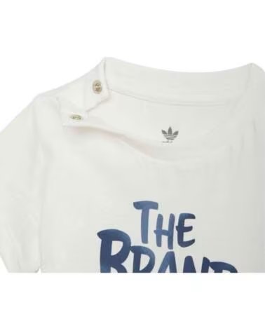 ADIDAS T-SHIRT A MANICA CORTA GN4115 PER BAMBINI BLANCO