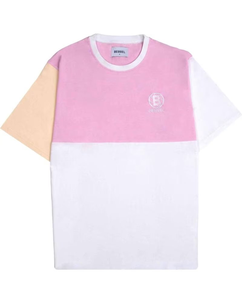 BESSEL FRIENDS KURZARMSHIRT TSPATCHPINK MEHRFARBIG UNISEX ROSA