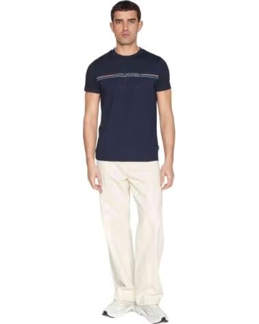 TOMMY HILFIGER KURZARM-T-SHIRT MW0MW34428DW5 FÜR HERREN MULTICOLOR