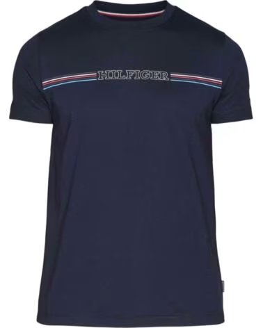 TOMMY HILFIGER KURZARM-T-SHIRT MW0MW34428DW5 FÜR HERREN MULTICOLOR
