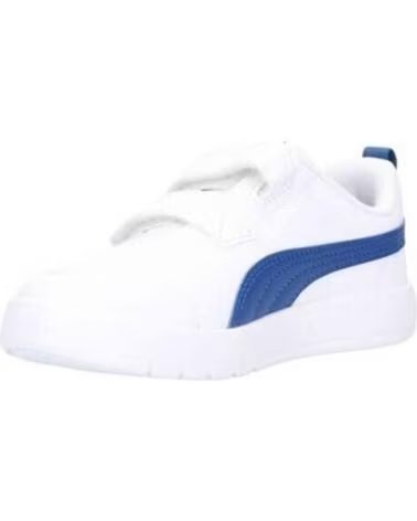 PUMA TÊNIS 397642-08 EM BRANCO PARA CRIANÇAS UNISSEXO BRANCO-AZUL BLANCO-AZUL