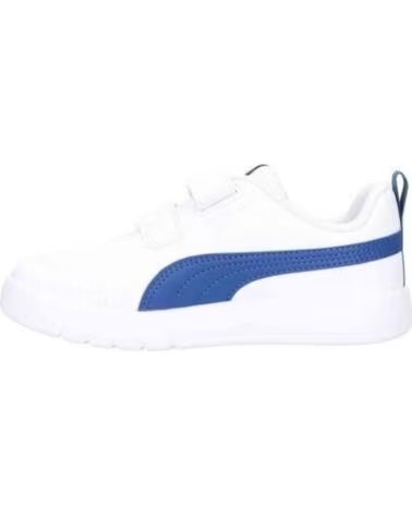 PUMA TÊNIS 397642-08 EM BRANCO PARA CRIANÇAS UNISSEXO BRANCO-AZUL BLANCO-AZUL