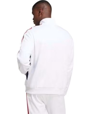 ADIDAS VESTE DE SURVÊTEMENT HOUSE OF TIRO NATIONS BLANC-ROUGE HOMME BLANCO-ROJO