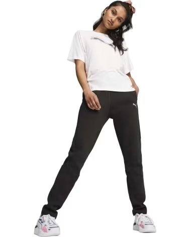 PUMA EVOSTRIPE PANTALON DE SURVÊTEMENT FEMME 681672-01 NEGRO