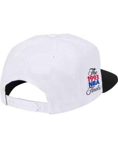 MITCHELL NESS HHSS3133CBU01 CASQUETTE SNAPBACK CHICAGO BULLS NBA WORLD CHAMPIONS BLANCO