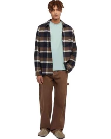 DICKIES T-SHIRT A MANICA CORTA DK0A863DJ591-M VERDE DA UOMO
