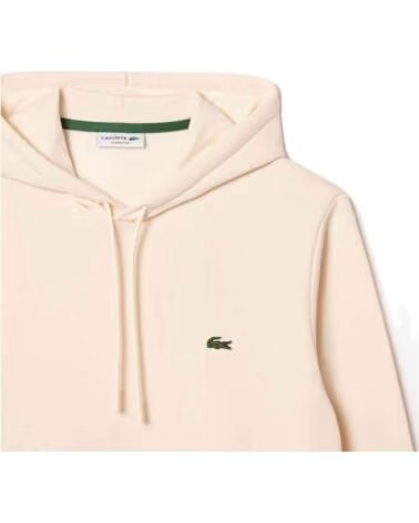 LACOSTE FELPA CON CAPPUCCIO SH962300XFJ BEIGE UOMO
