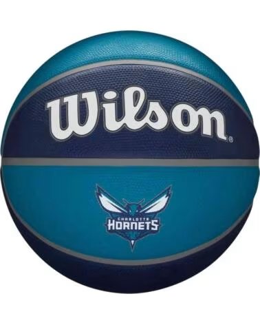 WILSON BALLON DE BASKET-BALL WTB1300XBCHA CHARLOTTE HORNETS NBA BLEU UNISEXE MULTICOLOR