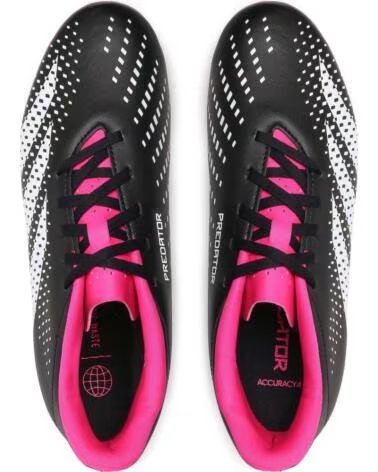 ADIDAS CHAUSSURES DE FOOTBALL PREDATOR ACCURACY4 FXG GW4604 EN CBLACK-FTW POUR HOMME NEGRO