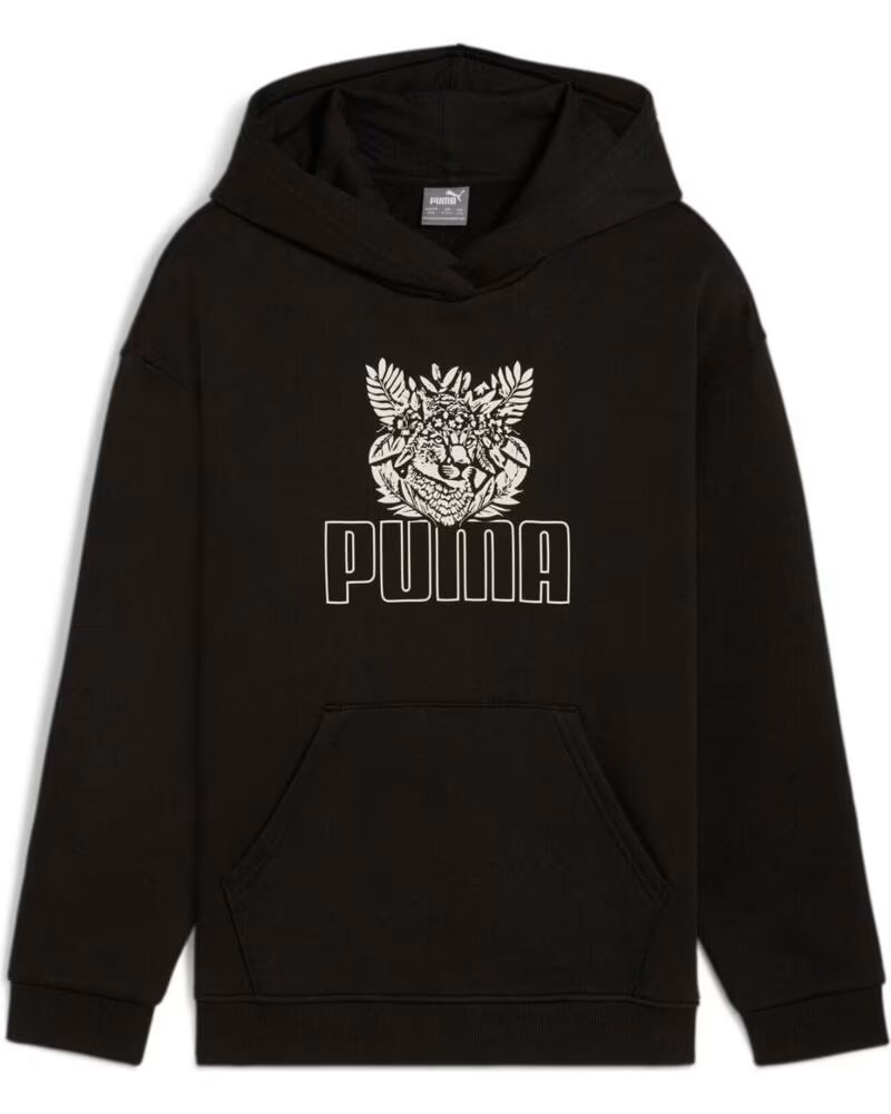 PUMA SUDADERA CON CAPUCHA 681827-01 UNISEX NIÑOS NEGRO