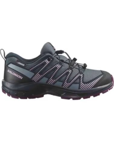 SALOMON ZAPATILLAS DE TREKKING L47568100 UNISEX NIÑOS NEGRO