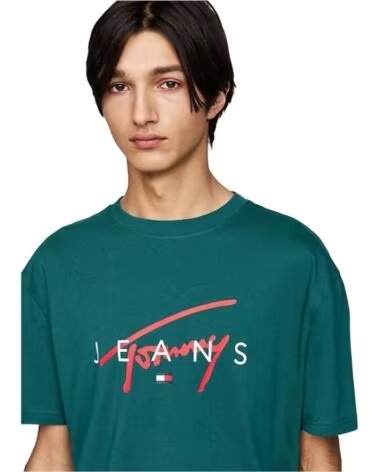 TOMMY HILFIGER T-SHIRT A MANICA CORTA DM0DM19683CWG AZUL