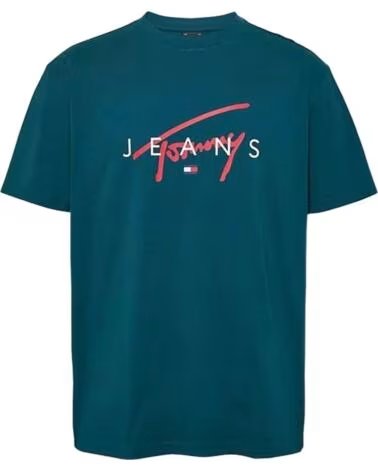 TOMMY HILFIGER T-SHIRT A MANICA CORTA DM0DM19683CWG AZUL