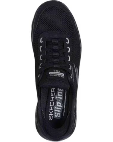 SKECHERS BASKETS 216330BBK HOMME NOIR MULTICOLOR