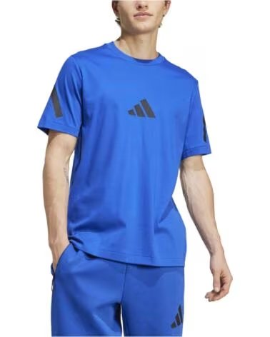 ADIDAS KURZARMSHIRT JF6543 BLAU HERREN MULTICOLOR
