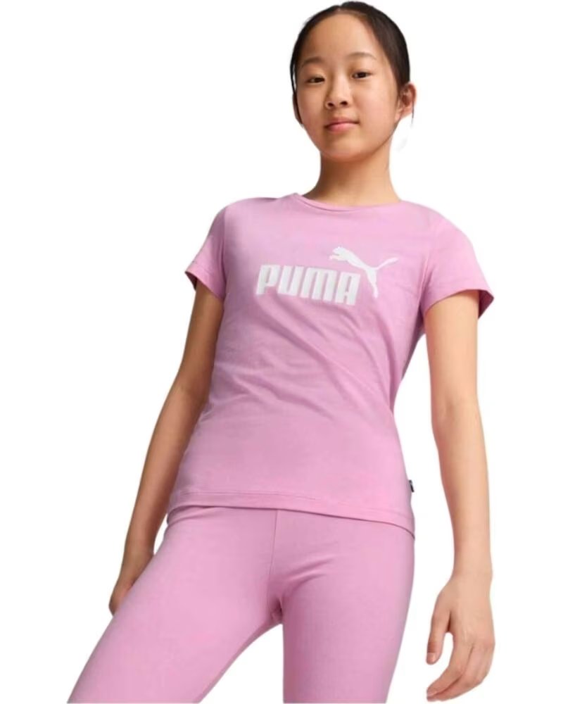 PUMA T-SHIRT MANCHES COURTES 587029-51 ROSE POUR FILLE MULTICOLOR
