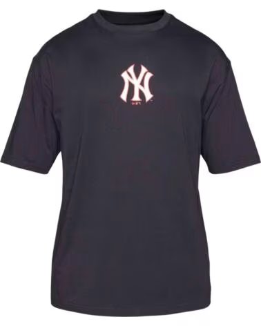 NEW ERA MAGLIETTA A MANICHE CORTE 60564764-410 NERA DA UOMO MULTICOLOR
