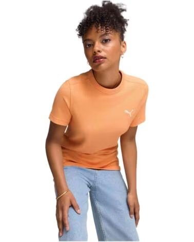 PUMA T-CHIRT MANCHES COURTES 681628-55 FEMME ORANGE NARANJA
